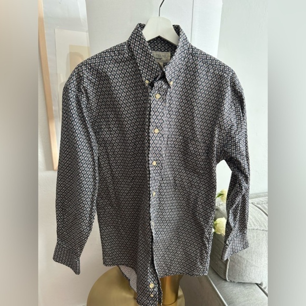 Vintage Supreme Y2K  Button Up Printed Shirt Size S Party preppy